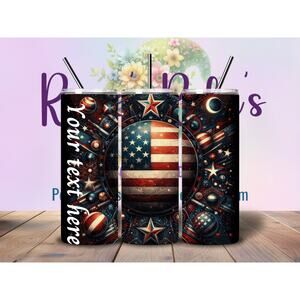 Fathers Day Patriotic 20oz Tumbler